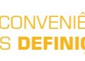 Da conveniência das DEFINIÇÕES